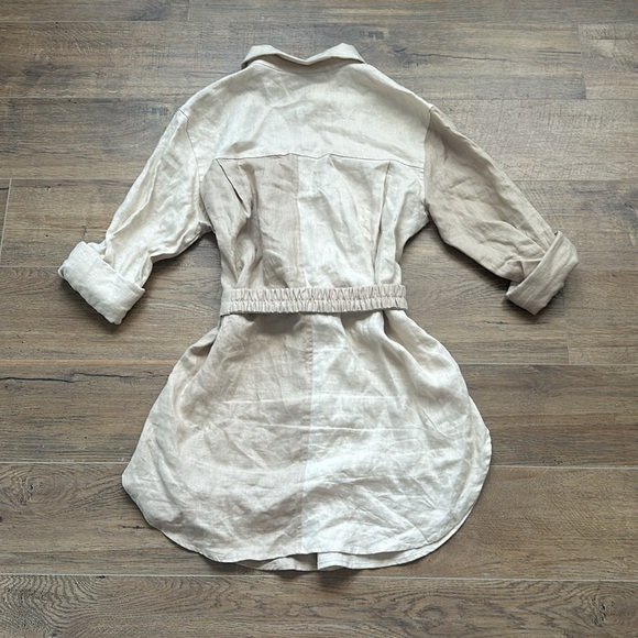 Sovere Button Down Long Sleeve Shirt Dress #374N - Picture 2 of 3